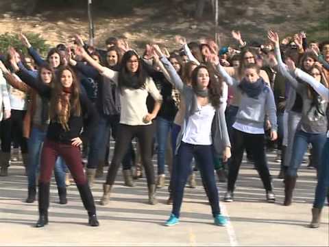 Institut de Flix. Flashmob per la Marató de TV3 2012