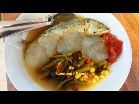 How to Make Kapurung / Papeda (Cara Membuat Kapurung / Papeda)