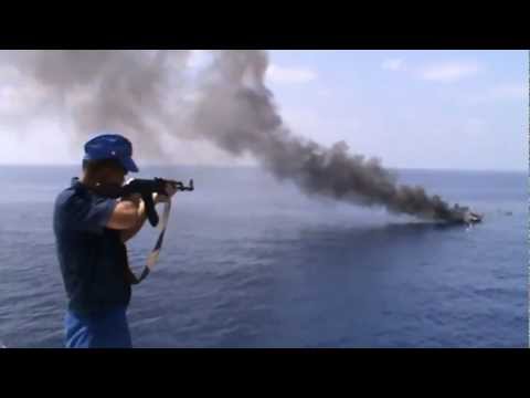 Russian Navy vs Somalia pirates