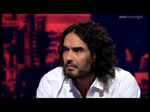 Russell Brand interviewed live on BBC Newsnight by Evan Davis