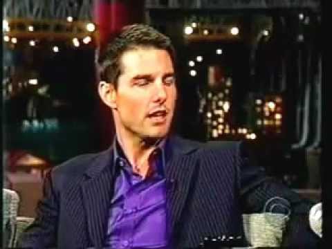 Tom Cruise goes crazy live on Letterman