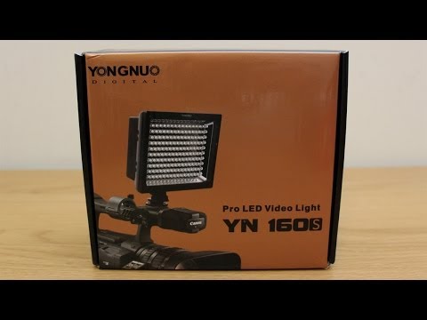 YONGNUO YN-160S Pro LED Video Light [Unboxing]