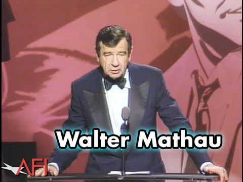 Walter Mathau Salutes Jack Lemmon at AFI Life Achievement Award