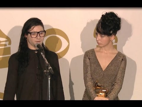 Skrillex & Sirah Interview- 2013 Grammys Backstage