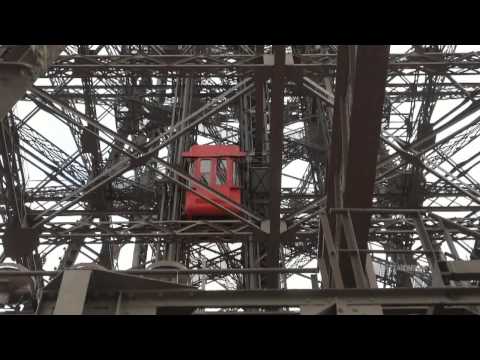 EIFFEL TOWER ELEVATORS/lifts tour - all of them! - part 1