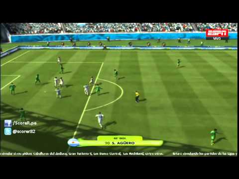 EA SPORTS 2014 FIFA WORLD CUP - Nigeria vs Argentina - Grupo F @ Simulacion PS3