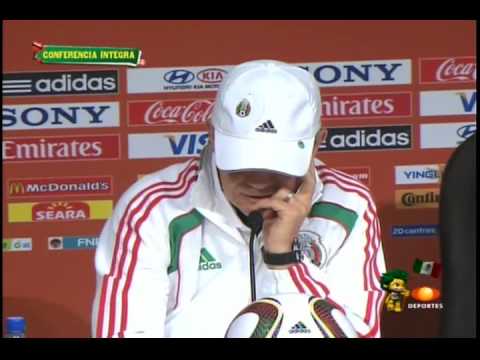 Javier Aguirre Conferencia De Prensa Mexico vs Argentina Sudafrica 2010 (26/06/10)