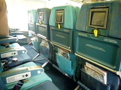 Kuwait Airways A340-300 Economy class