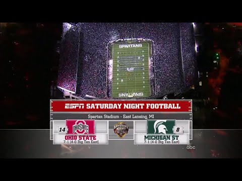 2014 Game 9 Ohio State @ Michigan State November 08 2014 8PM EST