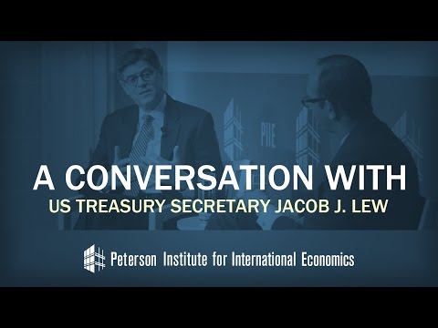 A Conversation with US Treasury Secretary Jacob J. Lew