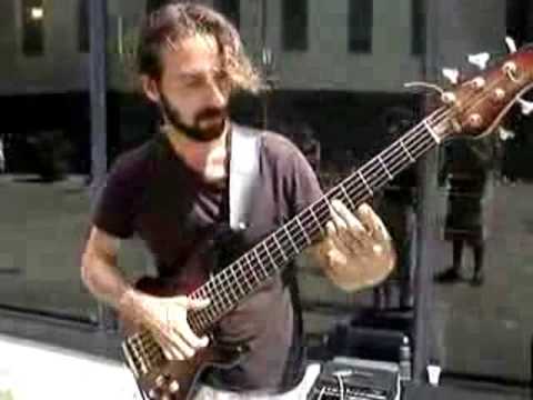 An incredible bassist street performer - Great short videos of all kinds... No Bullshit!