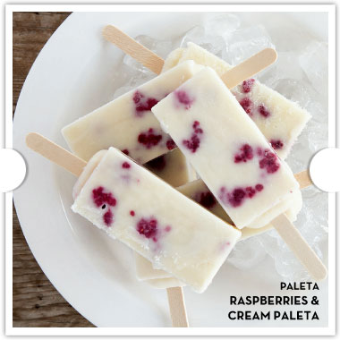 Paleta Raspberries and Cream Paleta