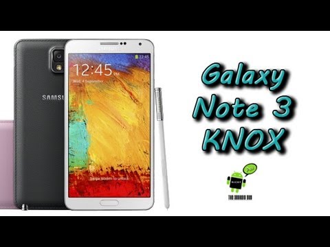 KNOX on the Galaxy Note 3