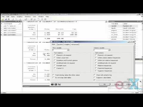 Week 2 : CALCULATING PREVALENCE IN STATA