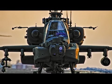 Apache Helicopters In Action - Combat Footage