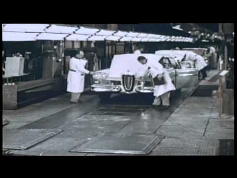 FORD - 1958 EDSEL RANGER - Introduction of the Edsel - In the Ford Factory