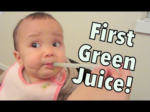 Baby's First Green Juice! - November 17, 2014 - itsjudyslife Daily vlog