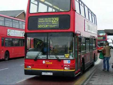 Abbey Wood and Thamesmead London buses (better quality) 23 Feb 2008