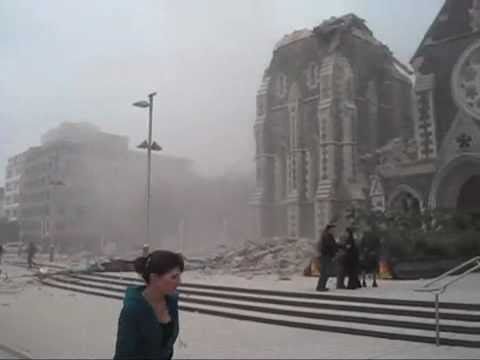 Chilling footage from seconds after Christchurch earthquake