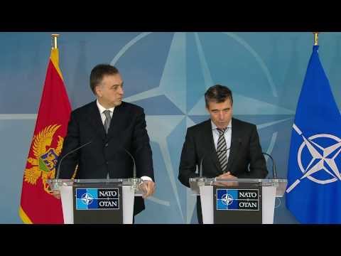 NATO Secretary General with President of Montenegro - Joint Press Point