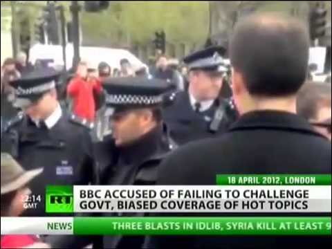 BBC Bias against Scottish independence on Russia Today news channel