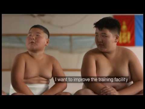 Meet Mongolia's Sumo Babies