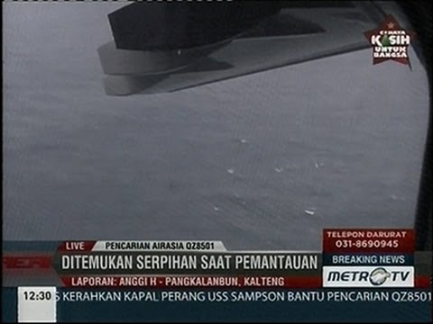 Raw: Debris Off Indonesia; Possible AirAsia Link