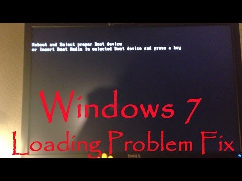 Windows 7 Loading Boot Driver Error Fix - Reboot And Select Proper Boot Device Fix