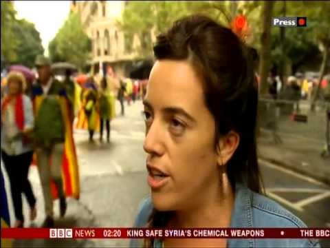 Catalonia v Spain - 'The Human Chain', Fight for Independence (BBC)