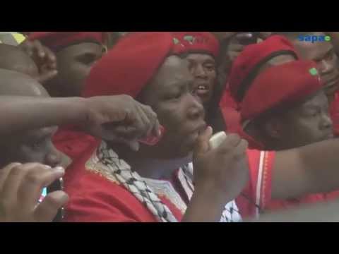 EFF members storm Gauteng legislature, Julius Malema escourted out