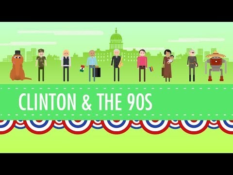 The Clinton Years, or the 1990s: Crash Course US History #45