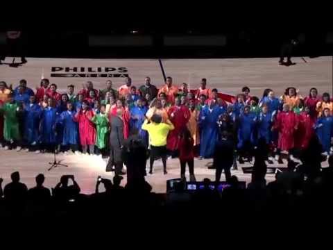 Choir Sings Hawks Intros on MLK Day