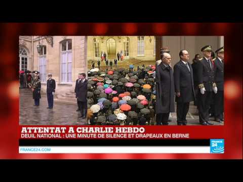 ÉMOTION - Minute de silence en France et vibrante Marseillaise après l'attentat à Charlie Hebdo