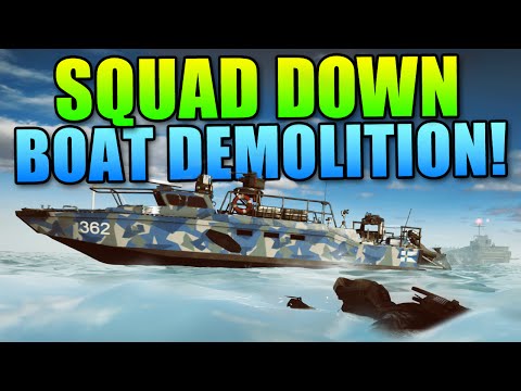 Squad Down - Stealthy Boat Demolition! (LevelCap Chaboyy Azzy Matimio Byze)