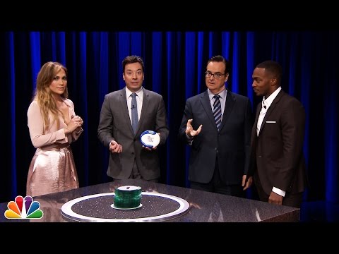 Catchphrase with Jennifer Lopez and Anthony Mackie