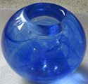 Kosta Boda COOL MOONS BLUE  Glass Candle VOTIVE