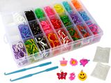 Loom bands 22 colours box set + beads (Special)