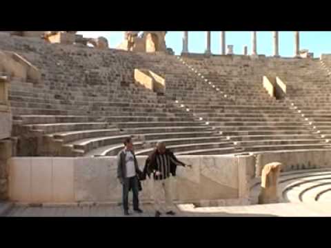 a tourist guide in Libya, Leptis Magna