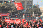 Red flags at Maoist congress 2