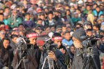 People's Volunteers journalists at Maoist congress