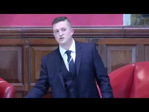 Tommy Robinson Speaks at the Oxford Union.