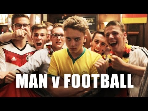 Surrounded by Germans, Supporting Brazil. F**k! | Man v Football