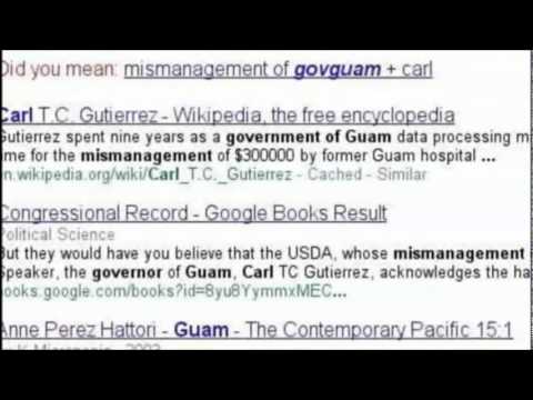 Google Carl Gutierrez to Find Government Corruption on Guam