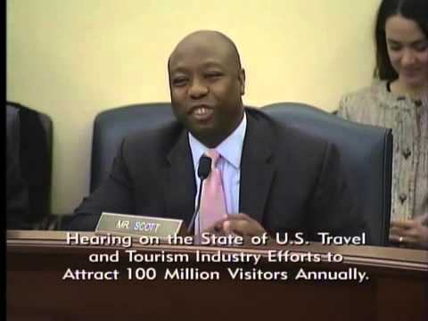 Senator Tim Scott Talks South Carolina Tourism in Senate Committee