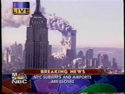 MSNBC Live Coverage of September 11,  2001 (Part 1 of 2)