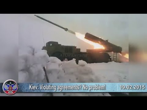 War in Ukraine/Donbass News 20 Feb 2015 Current Situation around Novorossia