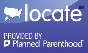 badge linking to planned parenthood information about clinic locations