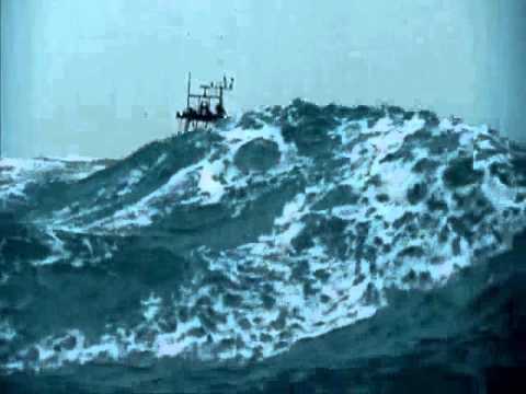 Angry sea - The Perfect storm in reality