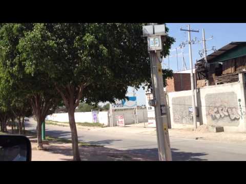 Driving around in Leon, Guanajuato Mexico - 2014