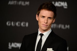 Eddie Redmayne arrives at the LACMA Art + Film Gala at LACMA on Saturday, Nov. 1, 2014, in Los Angeles.